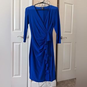Blue cocktail dress
